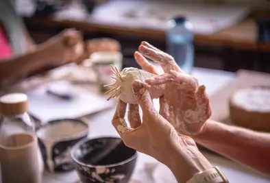 Nahaufnahme eines modellierten Objektes.